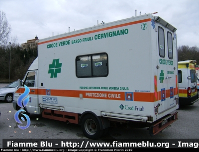 Iveco TurboDaily 49-12 II serie
Ambulatorio mobile scarrabile
Unità di Protezione Civile
Croce Verde Basso Friuli
Cervignano (UD)

Allestimento MAF "Modular Life"
Parole chiave: Iveco TurboDaily 49-12 II serie MAF_modular_life ambulatorio_scarrabile