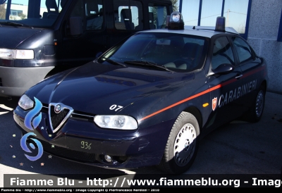 Alfa Romeo 156 I serie
Carabinieri
Nucleo Operativo e Radiomobile
fotografata presso l'officina Iveco Luigi Ferrari
Parole chiave: Alfa-Romeo 156_Iserie