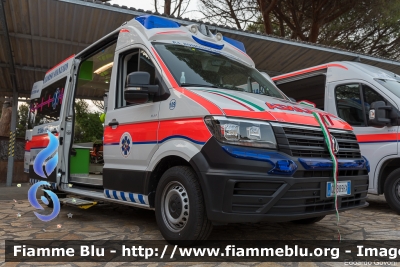 Volkswagen Crafter II serie
Pubblica Assistenza Rosignano Marittimo ODV (LI)
Allestita MAF
Codice Automezzo: 109
Parole chiave: Volkswagen Crafter_IIserie Ambulanza