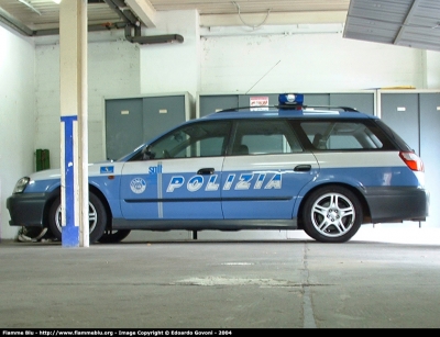 Subaru Legacy AWD II serie
Polizia Stradale
in servizio sulla A12 (Sestri Levante - Livorno)
SALT
Assegnato alla sottosezione di Viareggio, si distingue dalle macchine della sezione di Brugnato per la presenza del simbolo 113 che indica l'operatività anche sulla viabilità ordinaria
Parole chiave: Subaru Legacy_Awd_IIserie Polizia