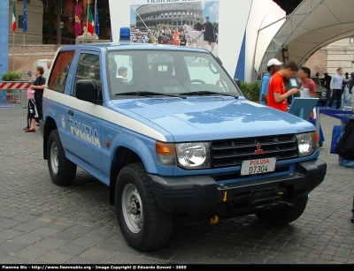 Mitsubishi Pajero Swb II serie
Polizia di Stato
POLIZIA D7304
Parole chiave: Mitsubishi Pajero_Swb_IIserie PoliziaD7304 Festa_della_Polizia_2005