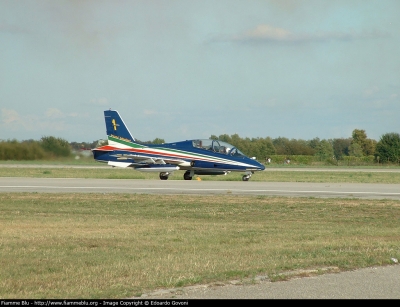 Aermacchi Mb339 PAN
Aeronautica Militare
313° Gruppo
Frecce Tricolori
Parole chiave: Aermacchi Mb339_Pan Ultimo_Volo_G222