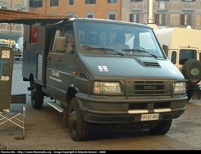 Iveco Daily 40-10 4x4 II serie
Marina Militare
C.I.S.A.M.
MM AT 865
Parole chiave: Iveco Daily_40-10_4x4_IIserie MMAT865 Giornate_della_Protezione_Civile_Pisa_2006