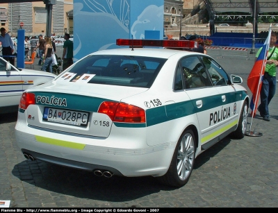 Audi S4 IV serie
Slovenská republika - Slovacchia
 Polícia - Polizia
Parole chiave: Audi S4_IVserie Festa_della_Polizia_2007