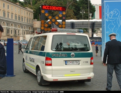 Volkswagen Transporter T5
Slovenská republika - Slovacchia
 Polícia - Polizia
Parole chiave: Volkswagen Transporter_T5 Festa_della_Polizia_2008