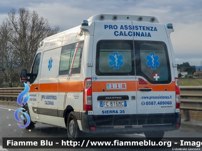 Renault Master IV serie
Pro Assistenza Calcinaia (PI)
Allestita Nepi Allestimenti
Parole chiave: Renault Master_IVserie Ambulanza