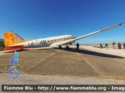 Douglas C-47 "Dakota"
Aeronautica Militare Italiana
Esposto presso l'Aeroporto militare Mario de Bernardi - Pratica di Mare (RM)
14-46
Parole chiave: Douglas C-47