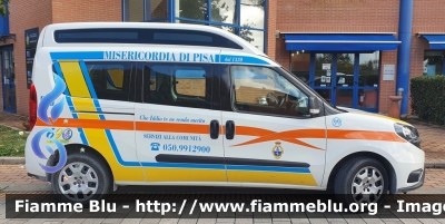 Fiat Doblò IV serie
Misericordia di Pisa
In uso alla sezione Lungomonte
Codice automezzo: 99
Allestito MAF
Parole chiave: Fiat Doblò_IVserie