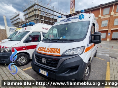 Fiat Ducato X290
Pubblica Assistenza Cascina (PI)
Allestita Nepi
Codice Automezzo: 46
Parole chiave: Fiat Ducato_X290 Ambulanza