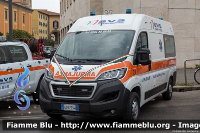 Peugeot Boxer IV serie
Società Volontaria di Soccorso Livorno
Allestita Maf
Codice Automezzo: 22
Parole chiave: Peugeot Boxer_IVserie Ambulanza