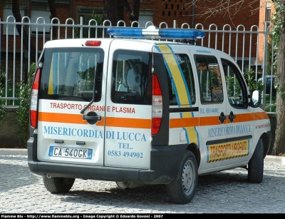 Fiat Doblò I serie
Misericordia di Lucca
Parole chiave: Fiat Doblò_Iserie 118_Lucca Automedica Misericordia_Lucca