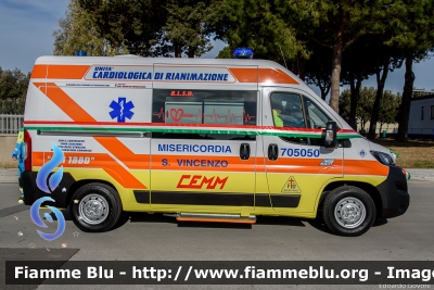 Fiat Ducato X290
Misericordia di San Vincenzo (LI)
Allestita Mariani Fratelli
Codice Automezzo: 63
Parole chiave: Fiat Ducato_X290 Ambulanza