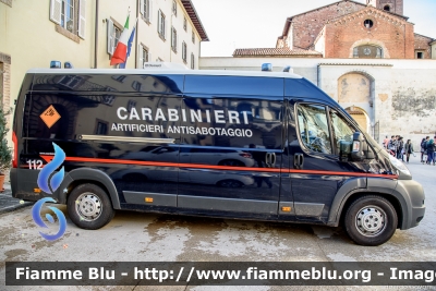 Fiat Ducato Maxi X250
Carabinieri
Nucleo Artificieri Antisabotaggio
Allestito Elevox
CC DI 706
Parole chiave: Fiat Ducato_Maxi_X250 CCDI706