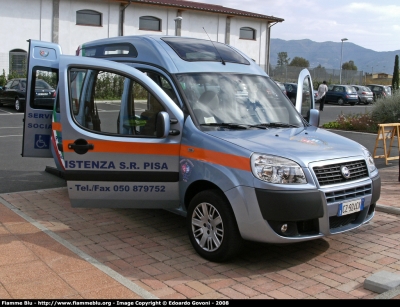 Fiat Doblo' II serie
Pubblica Assistenza Società Riunite Pisa
Sezione Lungarno
Colignola - Ghezzano - Mezzana
Parole chiave: Fiat Doblo&#039;_IIserie Servizi_Sociali 118_Pisa PA_SR_Pisa