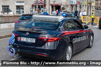 Alfa-Romeo Nuova Giulia
Carabinieri
Nucleo Operativo Radiomobile
Allestimento FCA
CC EE 501
Parole chiave: Alfa-Romeo Nuova_Giulia CCEE501