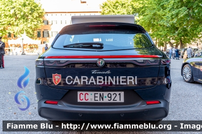 Alfa-Romeo Tonale
Carabinieri
Nucleo Operativo Radiomobile
Allestimento FCA
CC EN 921
Parole chiave: Alfa-Romeo Tonale CCEN921