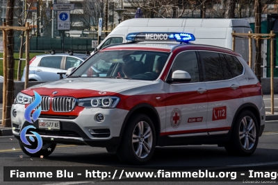 Bmw X3 II serie
Croce Rossa Italiana
Comitato Provinciale di Bolzano
Allestita Ambulanz Mobile
CRI 577 AE 
Parole chiave: Bmw X3_IIserie CRI577AE Automedica Civil_Protect_2018