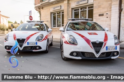 Alfa-Romeo Nuova Giulietta Restyle
Polizia Municipale Cascina (PI)
Codice Automezzo: 41
POLIZIA LOCALE YA 171 AP
Parole chiave: Alfa-Romeo Nuova_Giulietta_Restyle POLIZIALOCALEYA171AP SanSebastiano2020