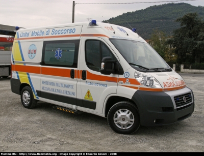 Fiat Ducato X250
Misericodia Lungomonte
Allestita CEVI Carrozzeria Europea
qui ripresa il giorno prima dell'innaugurazione
Parole chiave: Fiat Ducato_x250 118_Pisa Misericordia_Lungomonte Ambulanza