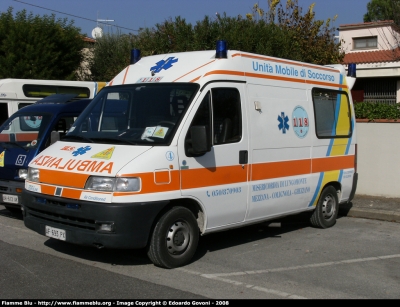 Fiat Ducato II serie
Misericordia di Lungomonte
Allestita CEVI Carrozzeria Europea
Parole chiave: Fiat Ducato_IIserie 118_Pisa Ambulanza Misericordia_Lungomonte