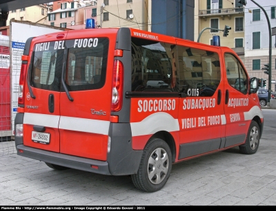 Renault Trafic III serie
Vigili del Fuoco
Comando Provinciale di Genova
Nucleo Sommozzatori
VF 24552
Parole chiave: Renault Trafic_IIIserie VF24552