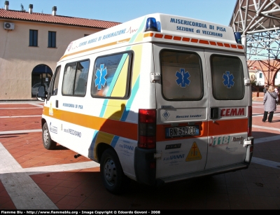 Fiat Ducato II serie
60 - Misericordia di Pisa
Sezione di Vecchiano
Allestita Fratelli Mariani
Parole chiave: Fiat Ducato_IIserie 118_Pisa Ambulanza Misericordia_Pisa