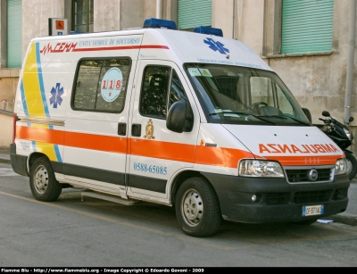 Fiat Ducato III serie
Misericordia Pomarance
Allestita Mariani Fratelli
Parole chiave: Fiat Ducato_IIIserie Ambulanza