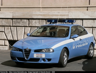 Alfa Romeo 156 II serie
Polizia di Stato
Nucleo Scorte del Quirinale
POLIZIA B0130
Parole chiave: Alfa-Romeo 156_IIserie PoliziaB0130