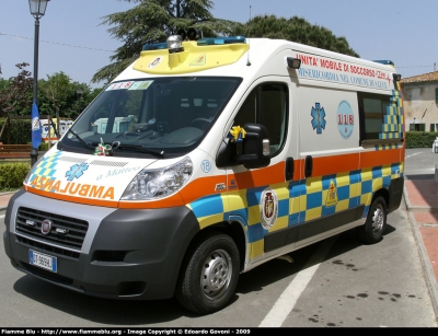 Fiat Ducato X250
Misericordia di Orciano Pisano
Distaccamento di Santa Luce
Allestita MAF
Parole chiave: Fiat Ducato_x250 118_Pisa Misericordia_Orciano_Pisano Ambulanza