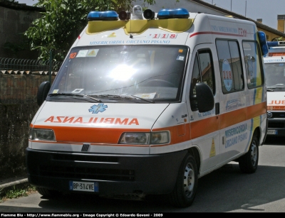 Fiat Ducato II serie
Misericordia di Orciano Pisano
Allestita MAF
Parole chiave: Fiat Ducato_IIserie Misericordia_Orciano_Pisano 118_Pisa Ambulanza