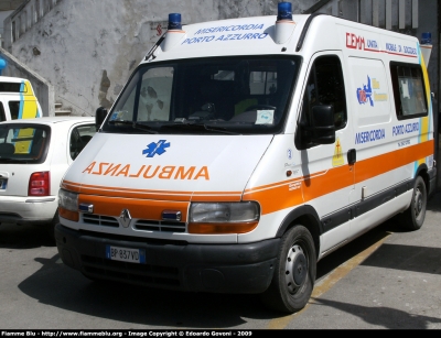 Renault Master II serie
Misericordia di Porto Azzurro
Allestita Giorgetti Car
Parole chiave: Renault Master_IIserie 118_Livorno Ambulanza Misericordia_Porto_Azzurro