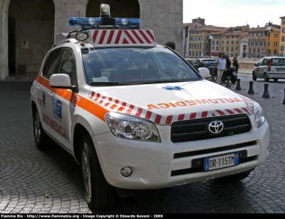 Toyota Rav4 II serie
118 Pisa Soccorso
"Tango 1"
Automedica Operante nel territorio di Pontedera
Parole chiave: Toyota Rav4_IIserie 118_Pisa Automedica