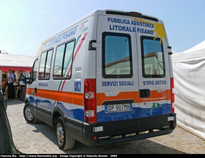 Iveco Daily IV serie
61 - Pubblica Assistenza Litorale Pisano
Veicolo Bimodale Diesel-Elettrico
Allestita MAF
Parole chiave: Iveco Daily_IVserie 118_Pisa Servizi_Sociali PA_Litorale_Pisano