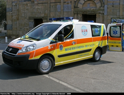 Fiat Scudo IV serie
Misericordia di Calci
Allestita CEVI Carrozzeria Europea
Parole chiave: Fiat Scudo_IVserie Ambulanza