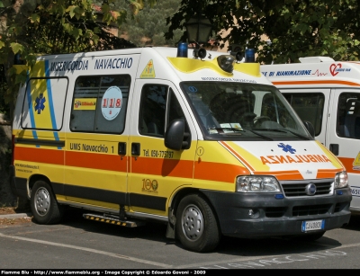 Fiat Ducato III serie
Misericordia di Navacchio
Allestita Alea
Parole chiave: Fiat Ducato_IIIserie 118_Pisa Misericordia_Navacchio Ambulanza