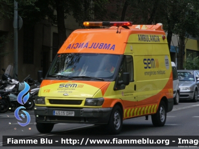 Ford Transit VI serie
España - Spagna
SEM Sistema de Emergencias Médicas
Generalità de Catalunya
Parole chiave: Ford Transit_VIserie Ambulanza