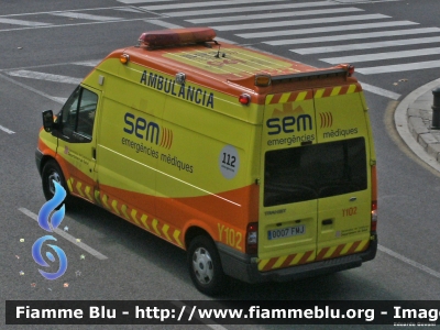 Ford Transit VI serie
España - Spagna
SEM Sistema de Emergencias Médicas
Generalità de Catalunya
Parole chiave: Ford Transit_VIserie Ambulanza