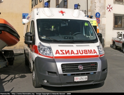 Fiat Ducato X250
Croce Rossa Italiana
Comitato Provinciale di Pisa
Allestita Alea
CRI 494 AA
Parole chiave: Fiat Ducato_X250 CRI494AA Giornate_della_Protezione_Civile_Pisa_2009