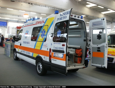 Renault Master III serie
Misericordia di Porto Azzurro
Allestita Mariani Fratelli
Parole chiave: Renault Master_IIIserie 118_Livorno Ambulanza Misericordia_Porto_Azzurro Reas_2009