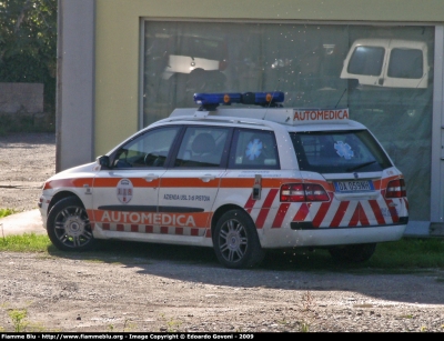 Fiat Stilo Multiwagon II serie
118 Pistoia Soccorso
Azienda USL 3 di Pistoia
(Postazione di Montecatini Terme)
Automedica C-09 Allestita dalla MAF
Parole chiave: Fiat Stilo_Multiwagon_IIserie 118_Pistoia Automedica