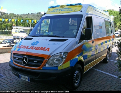 Mercedes-Benz Sprinter III serie
Misericordia di Pieve a Nievole
Allestita MAF
Parole chiave: Mercedes-Benz Sprinter_IIIserie 118_Pistoia Ambulanza Misericordia_Pieve_a_Nievole