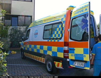 Mercedes-Benz Sprinter III serie
Misericordia di Pieve a Nievole
Allestita MAF
Parole chiave: Mercedes-Benz Sprinter_IIIserie 118_Pistoia Ambulanza Misericordia_Pieve_a_Nievole