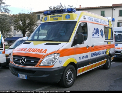 Mercedes-Benz Sprinter III serie
Misericordia Vinci
Allestita Alessi & Becagli
Parole chiave: Mercedes-Benz Sprinter_IIIserie 118_Empoli Ambulanza Misericordia_Vinci