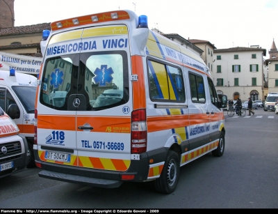 Mercedes-Benz Sprinter III serie
Misericordia Vinci
Allestita Alessi & Becagli
Parole chiave: Mercedes-Benz Sprinter_IIIserie 118_Empoli Ambulanza Misericordia_Vinci