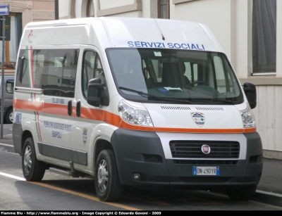 Fiat Ducato X250
Pubbliche Assistenze Riunite Empoli
Parole chiave: Fiat Ducato_X250 118_Empoli Servizi_Sociali