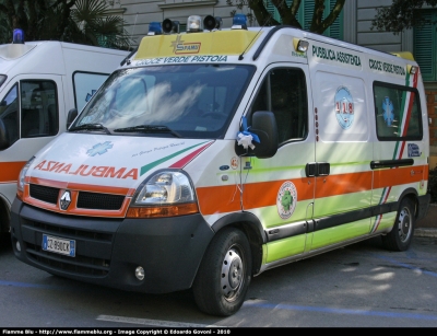 Renault Master III serie
Pubblica Assistenza Croce Verde Pistoia
Allestita Maf
Parole chiave: Renault Master_IIIserie 118_Pistoia Ambulanza