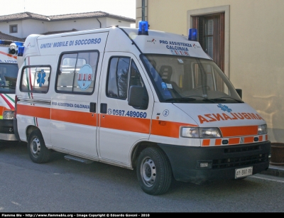 Fiat Ducato II serie
Pro Assistenza Calcinaia
Allestita Bollanti
Parole chiave: Fiat Ducato_IIserie Ambulanza