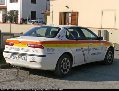 Alfa Romeo 156 I serie
Pubblica Assistenza Cascina
Parole chiave: Alfa-Romeo 156_Iserie 118_Pisa Automedica