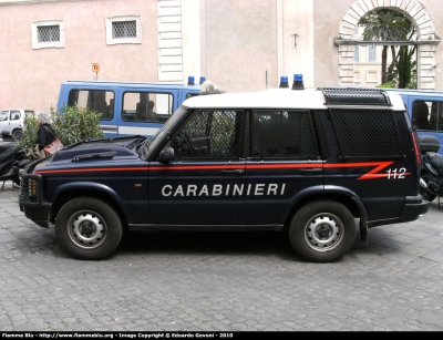 Land Rover Discovery II serie restyle
Carabinieri
8° Battaglione Carabinieri Lazio
privo di calotta trasparente ai lampeggianti
CC BT 932
Parole chiave: Land-Rover Discovery_IIserie_restyle CCBT932