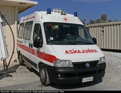 Fiat Ducato III serie
Croce Rossa Italiana
Delegazione del Litorale Pisano
Allestita Bollanti
CRI A360A
Parole chiave: Fiat Ducato_IIIserie CRIA360A Ambulanza 118_Pisa